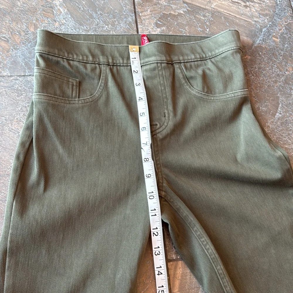 Spanx Olive Green Jeanish Ankle Jegging Size Small - Picture 10 of 15